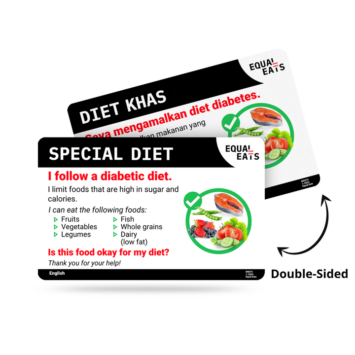 Indonesian Diabetic Diet Card