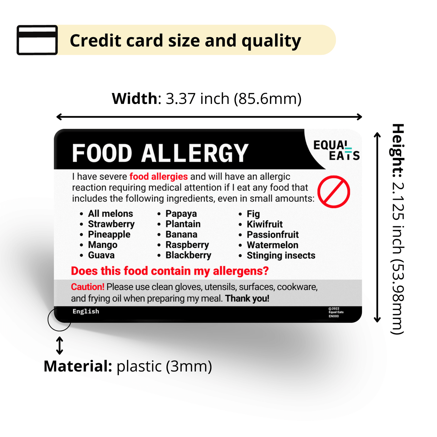 Customized Allergy Cared