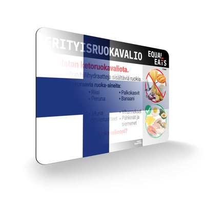 Finnish Keto Diet Card
