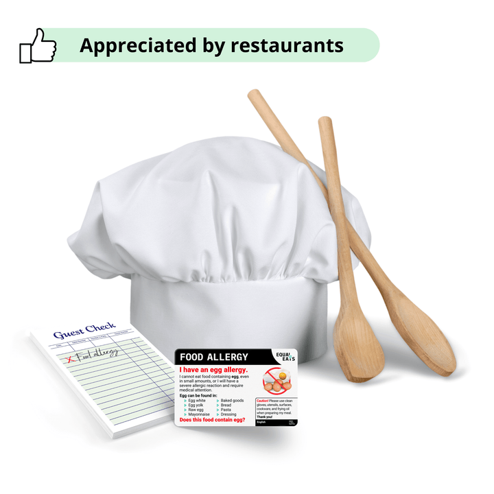 Egg Allergy Chef Card