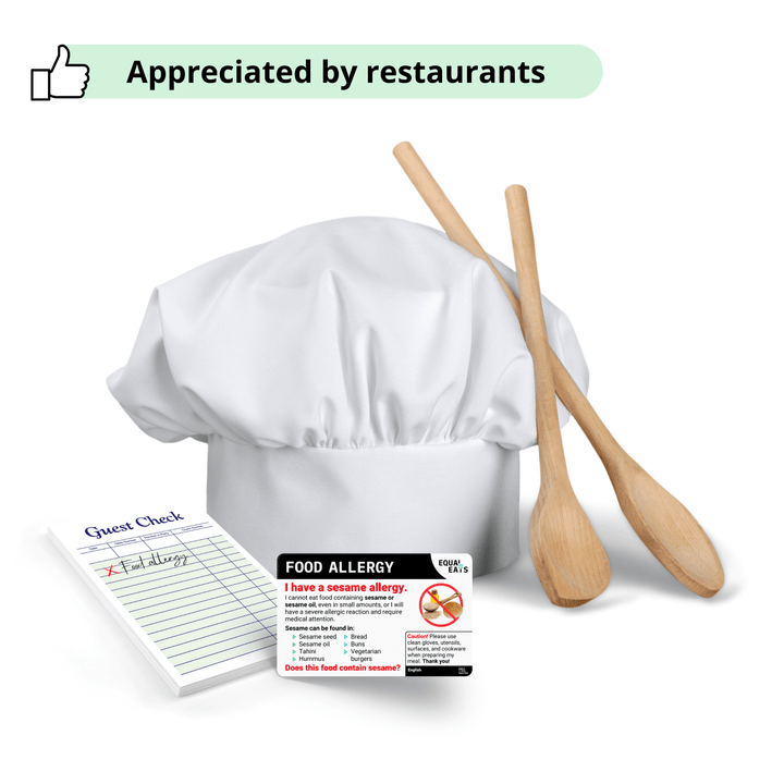 Korean Sesame Allergy Card