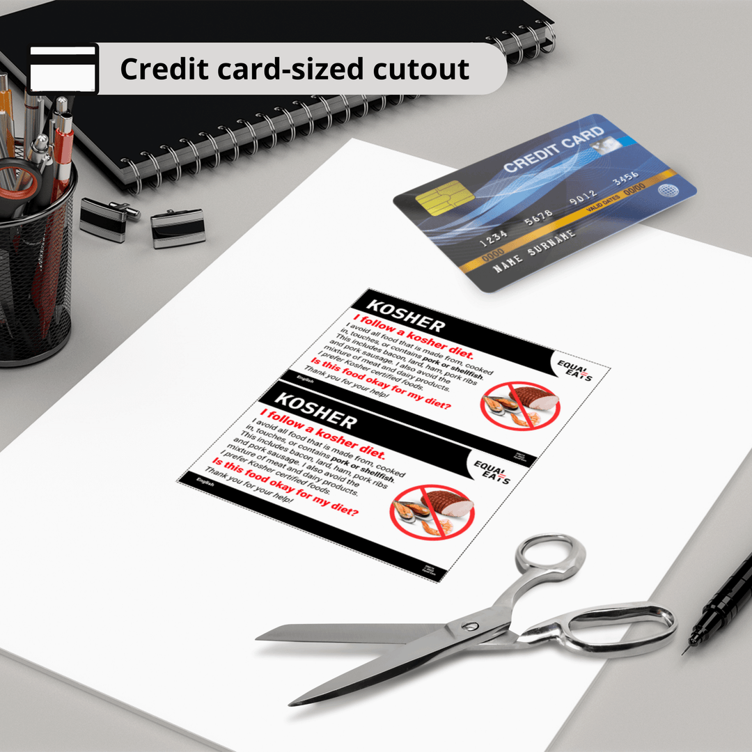 Free Kosher Card (Printable)