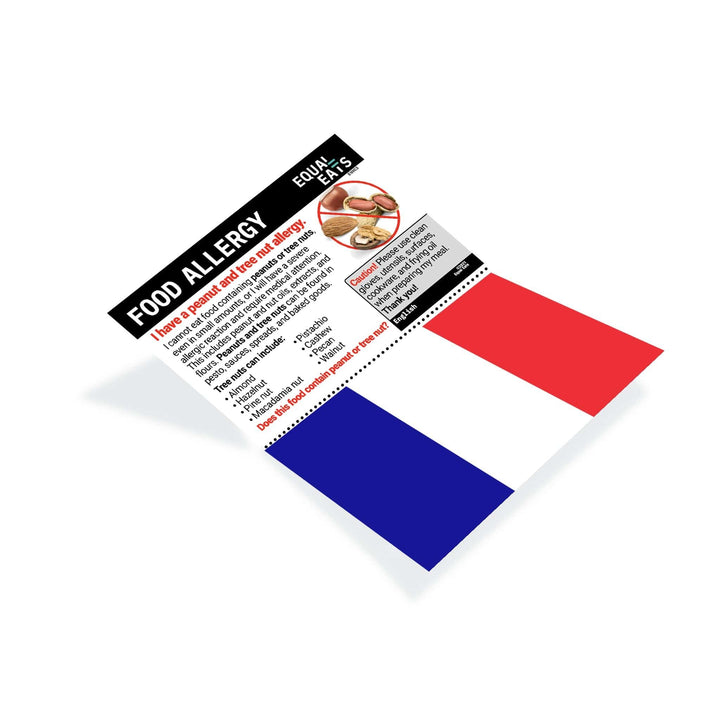 Peanut and Tree Nut Allergy in French
