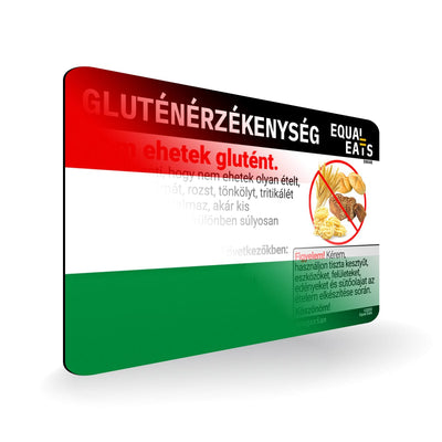 Hungarian Celiac Disease Card - Gluten Free Travel in Hungary