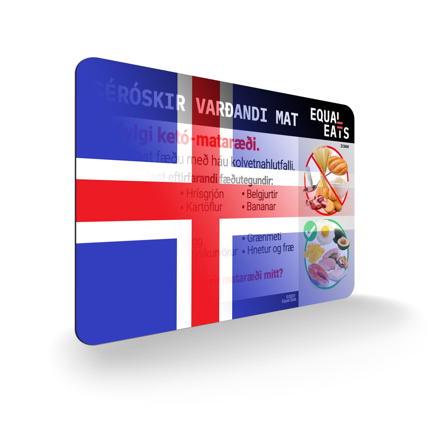 Icelandic Keto Diet Card
