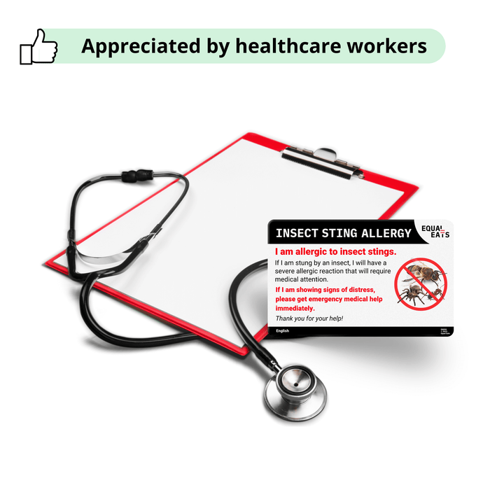 Bengali Insect Sting Allergy Card