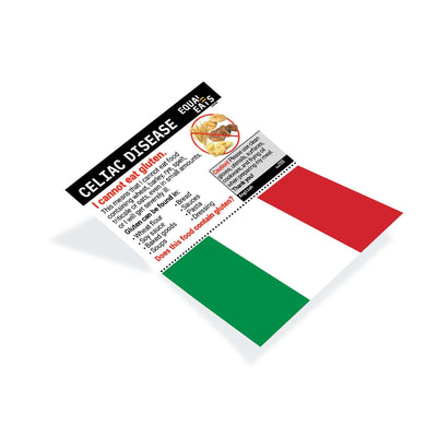 Italian Gluten Free Card
