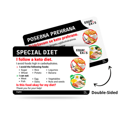 Spanish (Latin America) Keto Diet Card