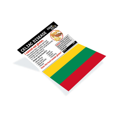 Lithuanian Gluten Free Card