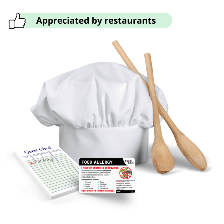 Hebrew Legume Allergy Card