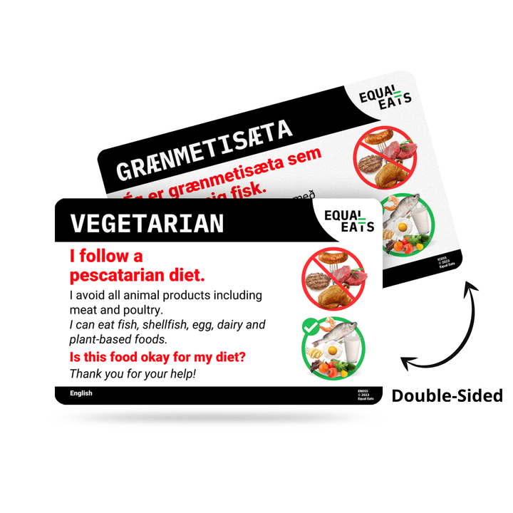 Ukrainian Pescatarian Card