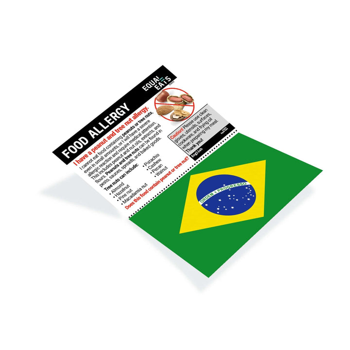Peanut and nuts in Portuguese for Brazil