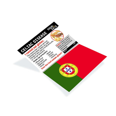 Portuguese Gluten Free Card