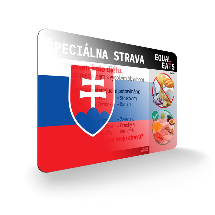 Slovak Keto Diet Card