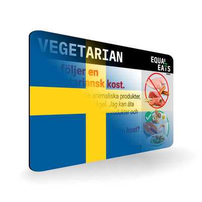 Pescatarian in Swedish. Pescatarian Diet Traveling in Sweden