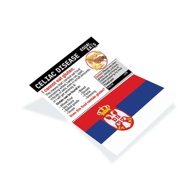 Serbian Gluten Free Card