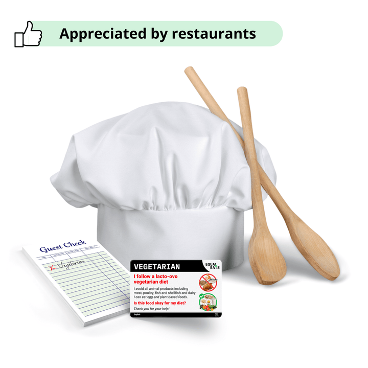 French Lacto Ovo Vegetarian Card