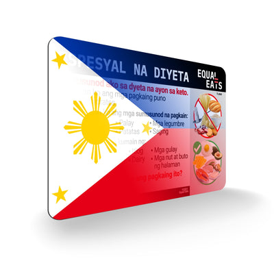 Tagalog Keto Diet Card