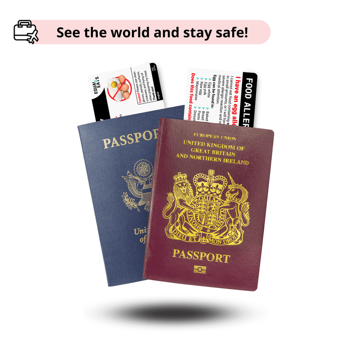 English Egg Allergy Card