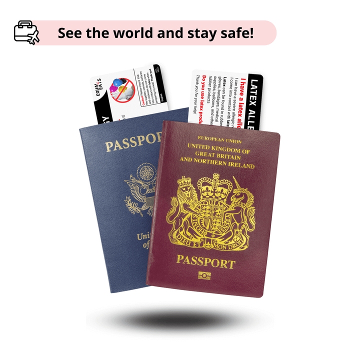 Spanish (Spain) Latex Allergy Card