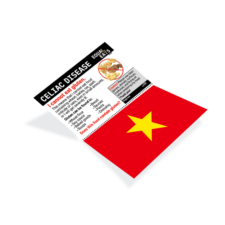 Vietnamese Celiac Disease Card